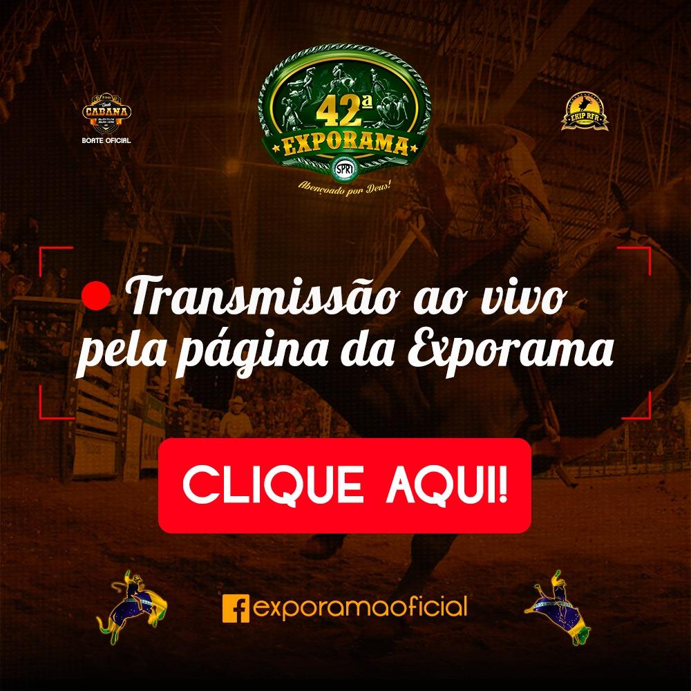 EXPORAMA - Transmissão ao Vivo do Rodeio aqui!