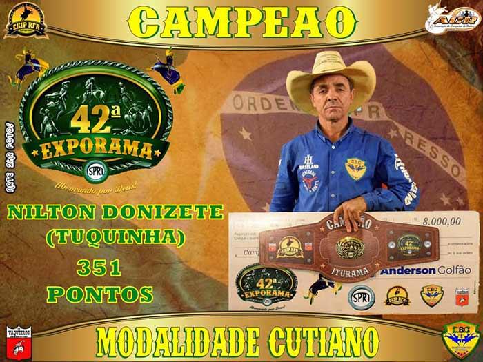 EXPORAMA - Conheça os campeões do rodeio da 42ª Exporama