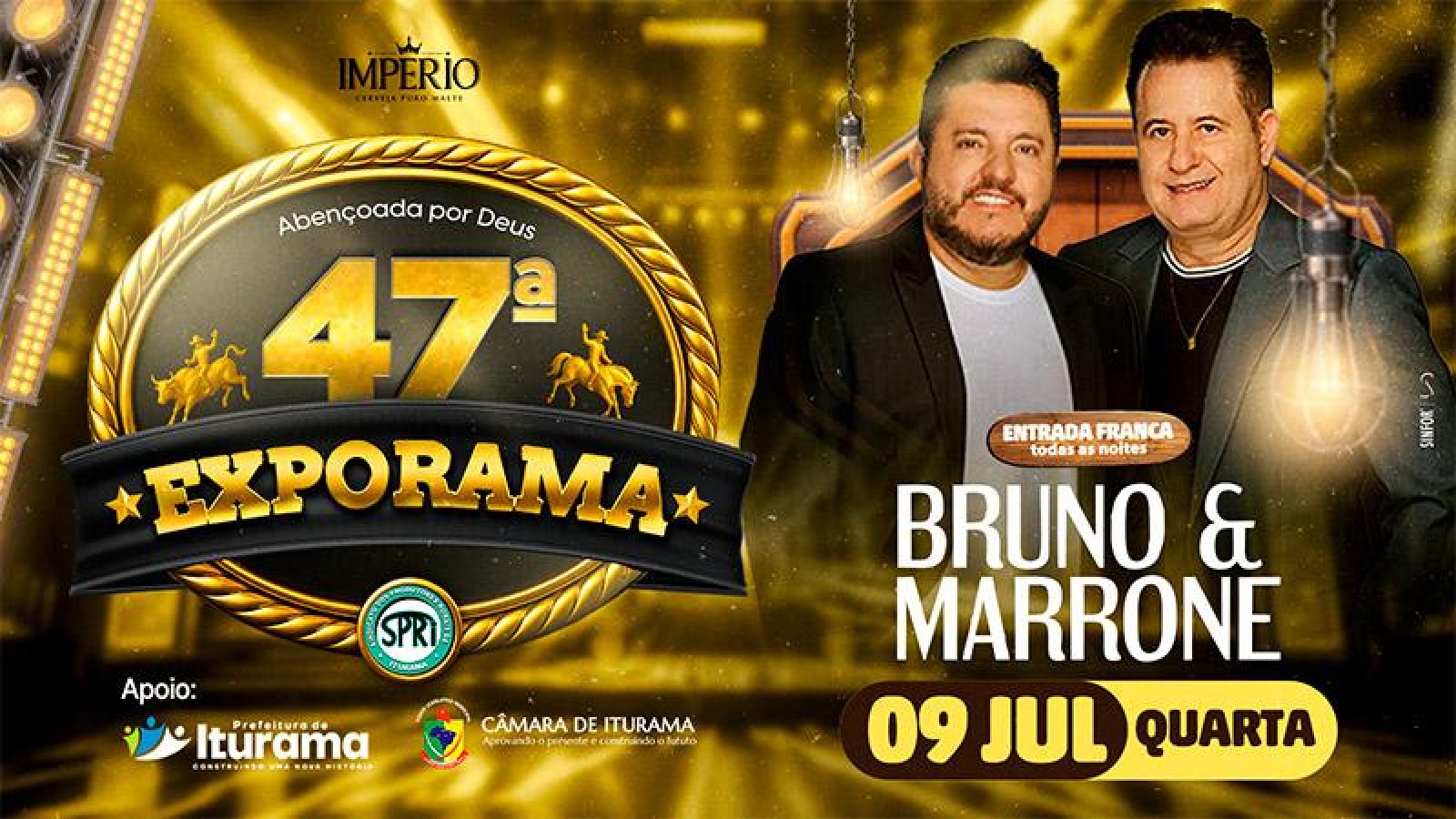 47ª Exporama - Show com Bruno e Marrone