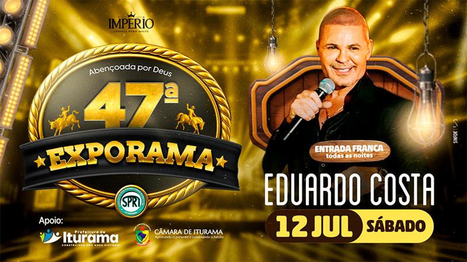 47ª Exporama - Show com Eduardo Costa